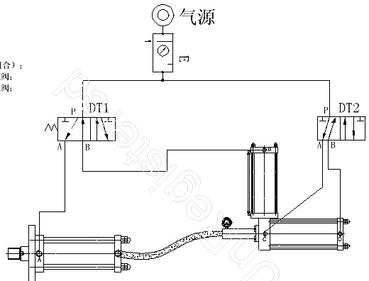 大菠萝福利网站預壓式增壓缸氣路連接圖